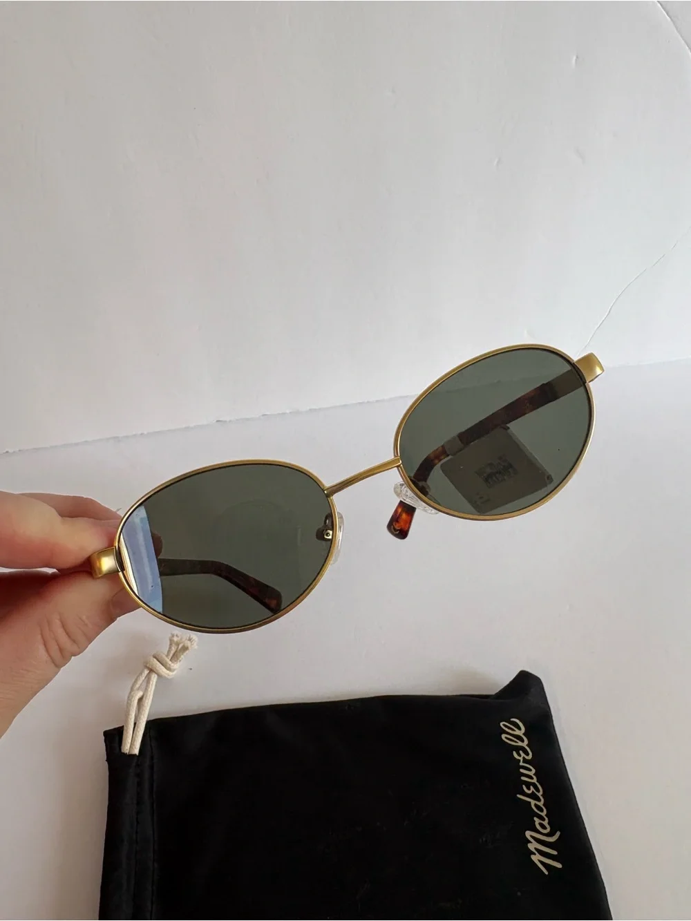 NWT Madewell Wire Frame Oval Sunglasses